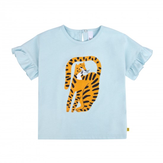 T-krekls mazai meitenei ar apdruku Tiģeris
