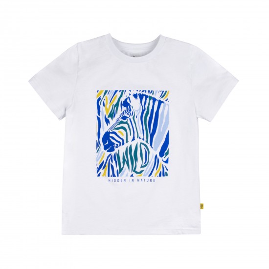 T-krekls zēnam ar apdruku Zebra