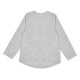 T-shirt gray with print and bow for girl